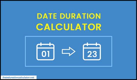 Date Duration Calculator: Days Between Dates .
